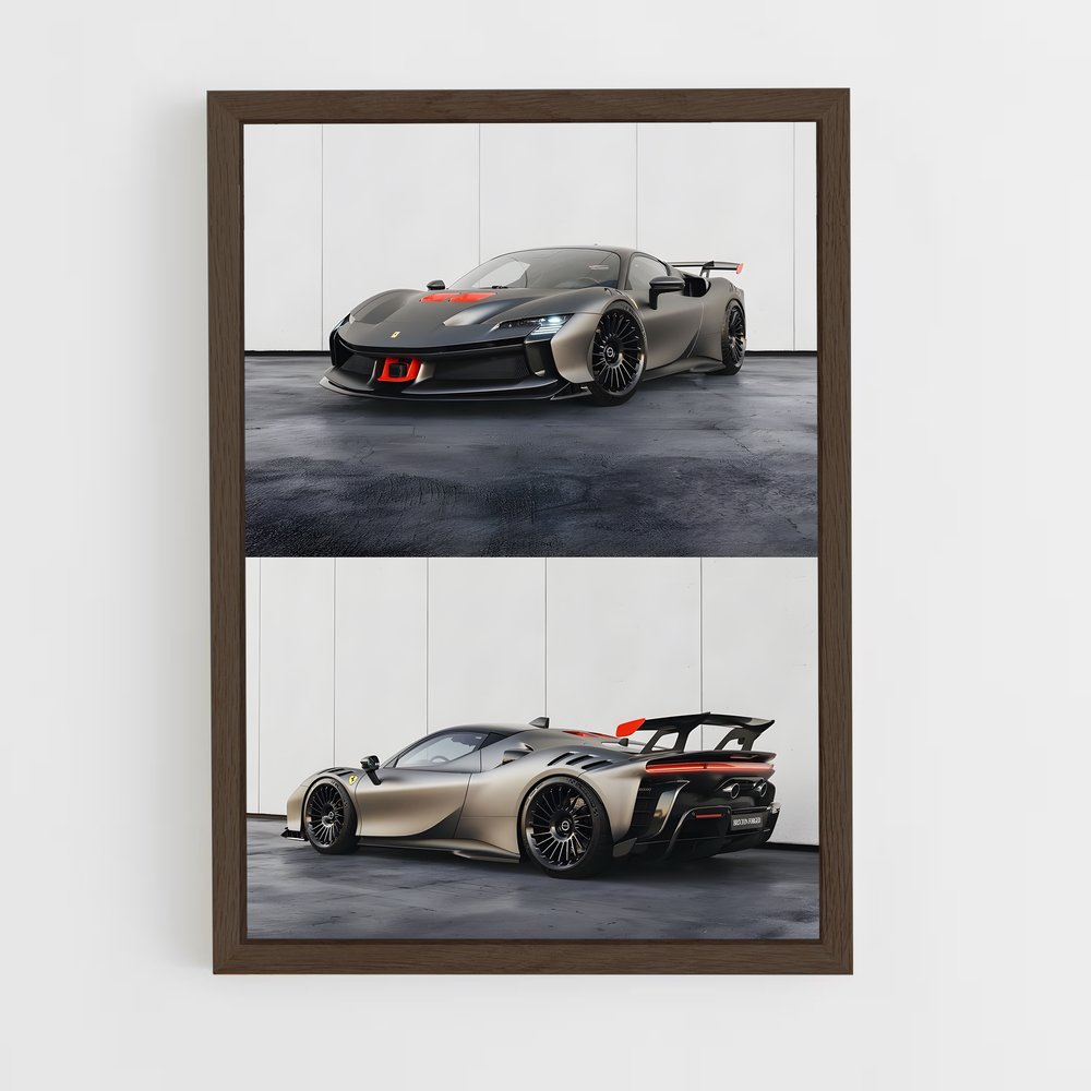 Poster stradale Vitesse supercar – affiche Ferrari (vue 5)